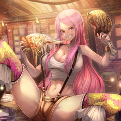This is a pixiv picture whose title is ”大喰らい” ジュエリー・ボニー.