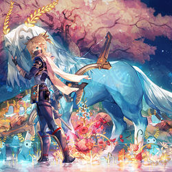 This is a pixiv picture whose title is This World is So Precious.