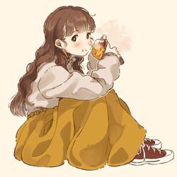 This is a pixiv picture whose title is もうこんな季節.