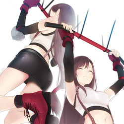 This is a pixiv picture whose title is ティファ.