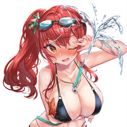 This is a pixiv picture whose title is わりと最近めの水着版権絵まとめ.