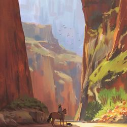 This is a pixiv picture whose title is Grand Canyon.