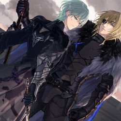 This is a pixiv picture whose title is 青獅子クリアしました.