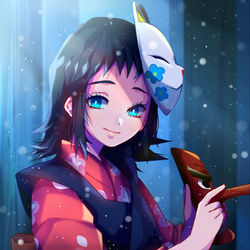 This is a pixiv picture whose title is 真菰.