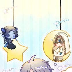 This is a pixiv picture whose title is ふわふわなゆめをみる.