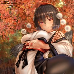This is a pixiv picture whose title is 鴉天狗.