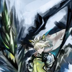 This is a pixiv picture whose title is 凯尔希.