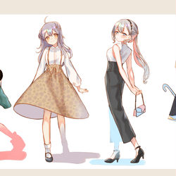 This is a pixiv picture whose title is 私服妄想.