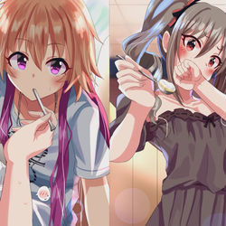 This is a pixiv picture whose title is あーん.