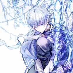 This is a pixiv picture whose title is 氷の王子様.