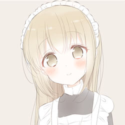 This is a pixiv picture whose title is にっこりメイドさん.