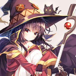 This is a pixiv picture whose title is めぐみん.