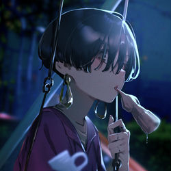 This is a pixiv picture whose title is カッコいいあの子はアイスが好き.