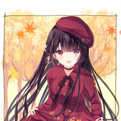 This is a pixiv picture whose title is 秋.