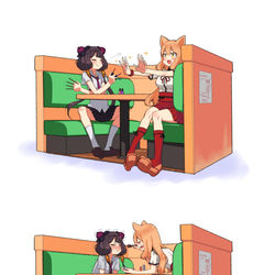 This is a pixiv picture whose title is ふぁみれすのじぇーけーがてぇてぇ.