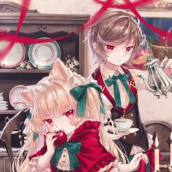 This is a pixiv picture whose title is Apple.