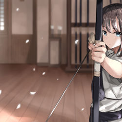 This is a pixiv picture whose title is 一射入魂.