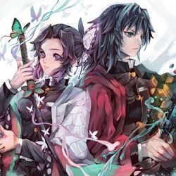 This is a pixiv picture whose title is 青紫.