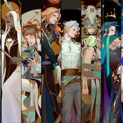 This is a pixiv picture whose title is 八大行星.