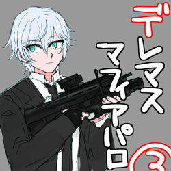 This is a pixiv picture whose title is デレマスマフィアパロ　３.