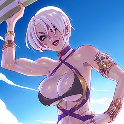 This is a pixiv picture whose title is Ivy Valentine Swimsuit.