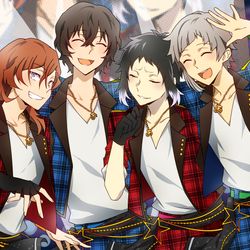 This is a pixiv picture whose title is ☆文スト×あんスタ☆衣装シリーズ☆.