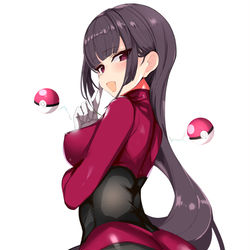 This is a pixiv picture whose title is ぽ～.