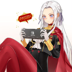 This is a pixiv picture whose title is エーデルガルト.