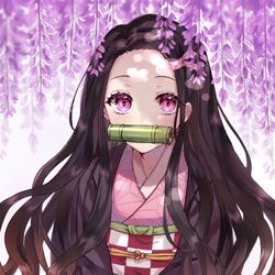 This is a pixiv picture whose title is 禰豆子.