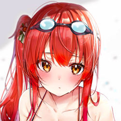 This is a pixiv picture whose title is ｢もしかして見えちゃった..？｣.