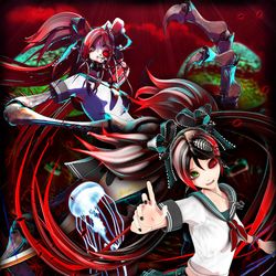 This is a pixiv picture whose title is 【9/17～】感染×少女コラボ第3弾 #シーエ #感染少女SP.