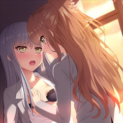 This is a pixiv picture whose title is リサゆき.