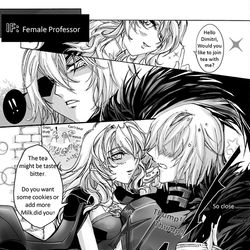 This is a pixiv picture whose title is Tea Party with Professsor.