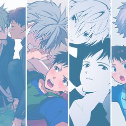 This is a pixiv picture whose title is カヲシンまとめ壱.