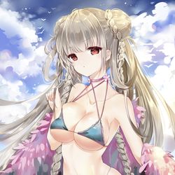 This is a pixiv picture whose title is フォーミダブル(水着).