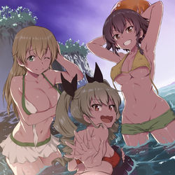 This is a pixiv picture whose title is アンツィオの夏.