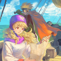 This is a pixiv picture whose title is ルプガナ北の海.