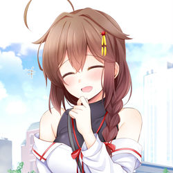 This is a pixiv picture whose title is 佐世保時雨.