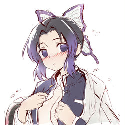This is a pixiv picture whose title is 胡蝶しのぶ.