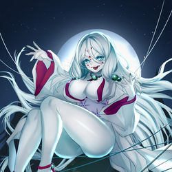This is a pixiv picture whose title is 蜘蛛鬼「母」.