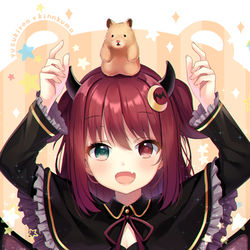 This is a pixiv picture whose title is キンクマとロアちゃん.