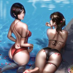 This is a pixiv picture whose title is Ada Wong Claire.