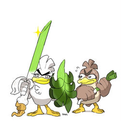 This is a pixiv picture whose title is ネギガナイト.