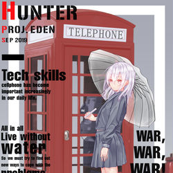 This is a pixiv picture whose title is HUNTER——私服.