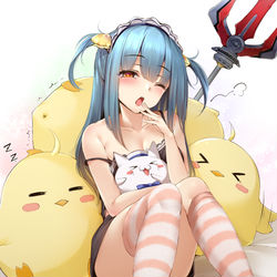 This is a pixiv picture whose title is おねむねぷ.