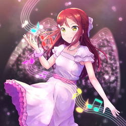 This is a pixiv picture whose title is 梨子誕.