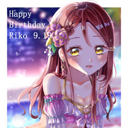This is a pixiv picture whose title is 梨子誕2019.