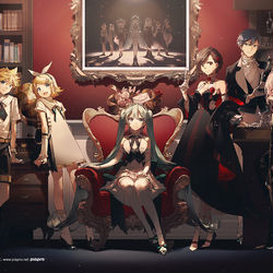 This is a pixiv picture whose title is 初音ミクシンフォニー2019.