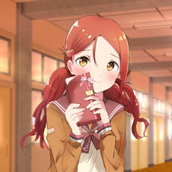This is a pixiv picture whose title is 「これあなたにあげる！」.