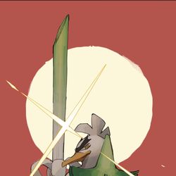 This is a pixiv picture whose title is ガラルの騎士.